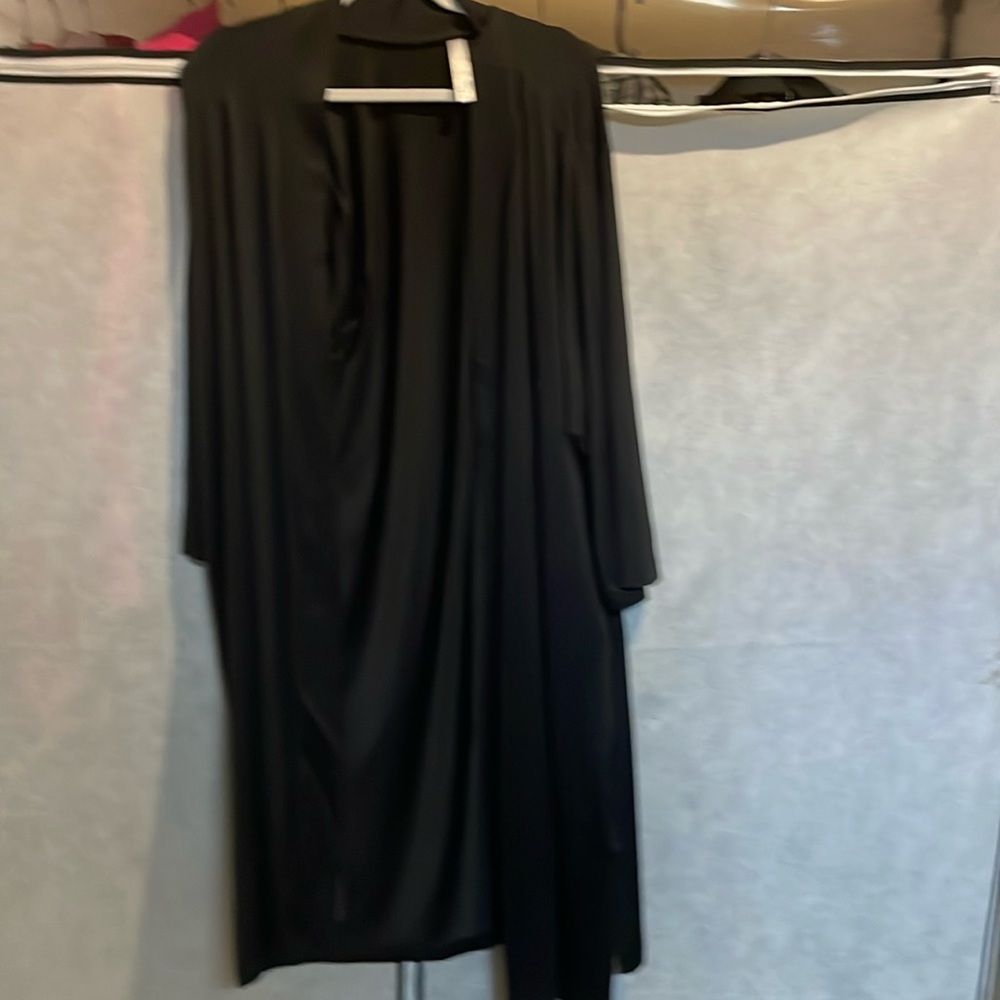 Open front robe.